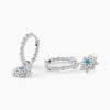Créoles Meissa Argent Blanc Oxyde De Zirconium