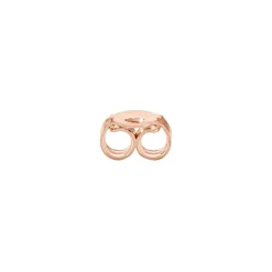 Fermoir Papillon Boucle D'oreille Or Rose