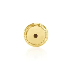 Fermoir Vis Boucle D'oreille Or Jaune