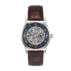 Montre Boss Principle Skeleton Bleu