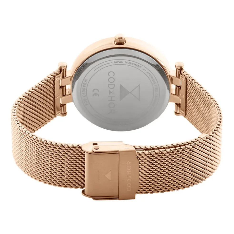 Montre Codhor Celinia Doré Rose