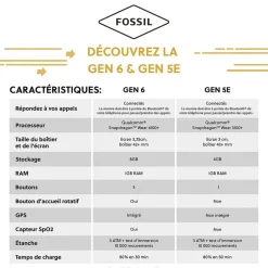 Montre Connectée Fossil Gen 6