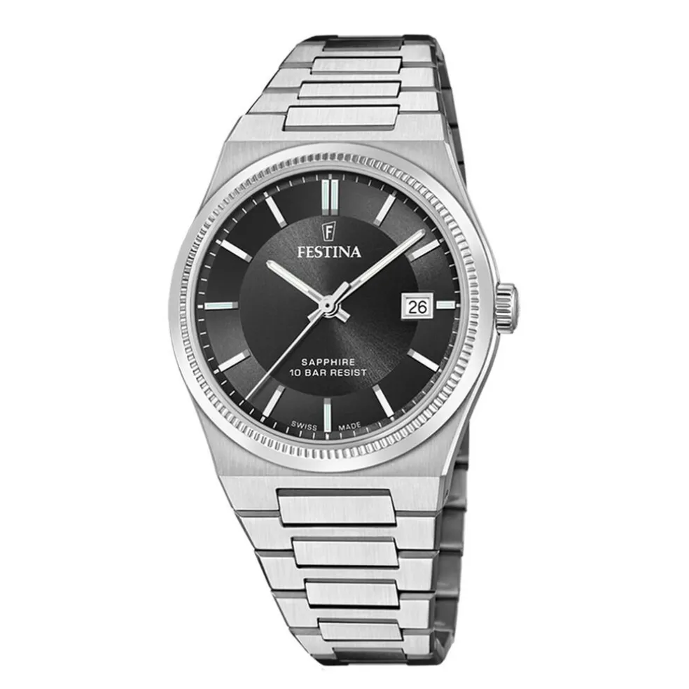 Montre Festina Swiss Made 40 Noir