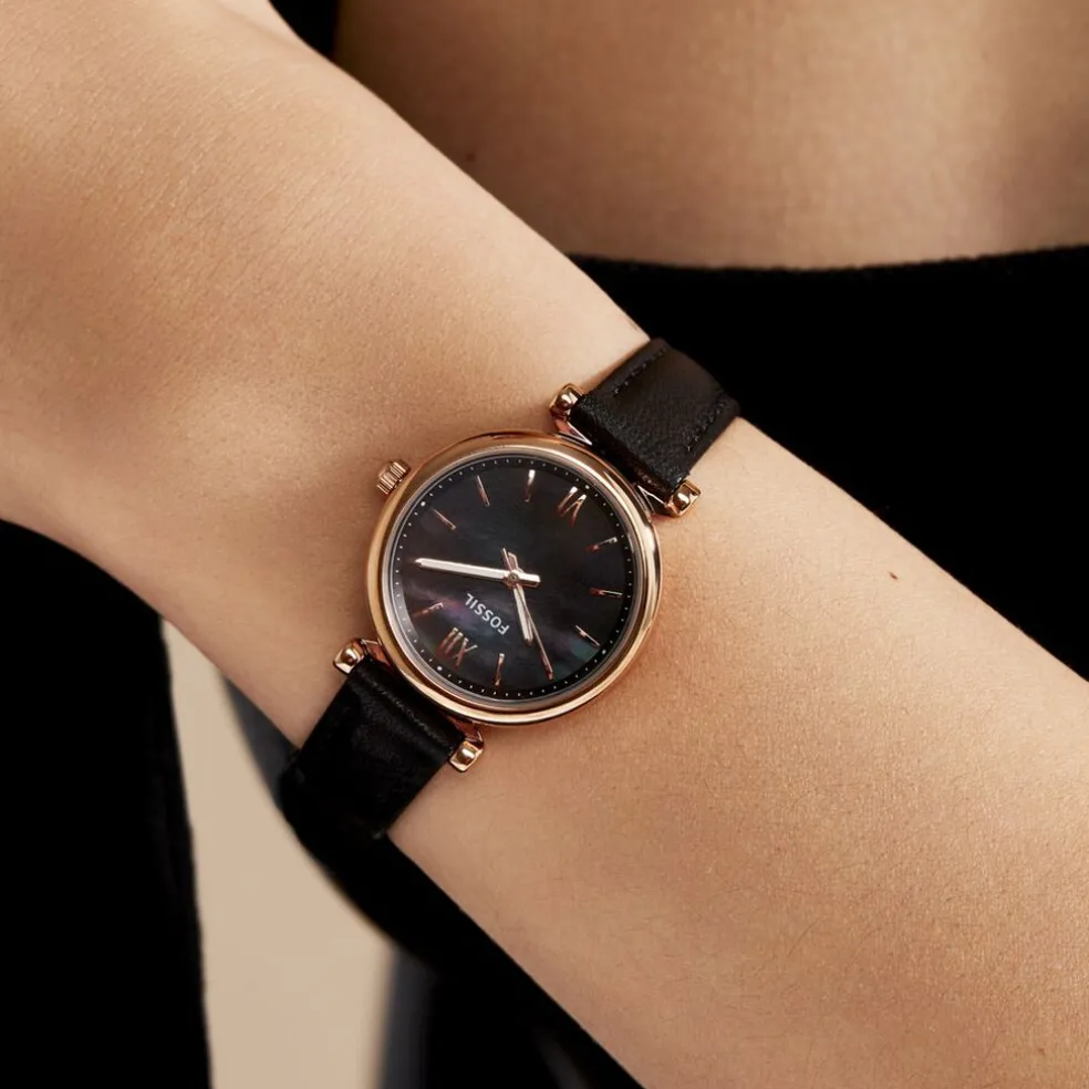 Montre Fossil Carlie Mini Nacre Noire