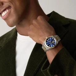 Montre Fossil Everett Automatic Bleu