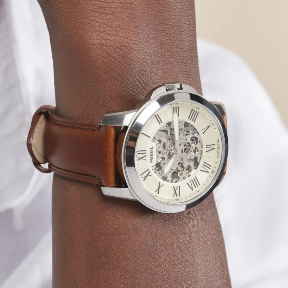 Montre Fossil Grant Automatique Beige