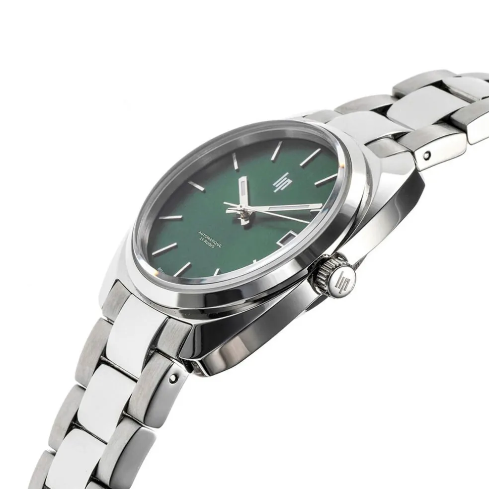 Montre Lip General De Gaulle Auto 39 Vert