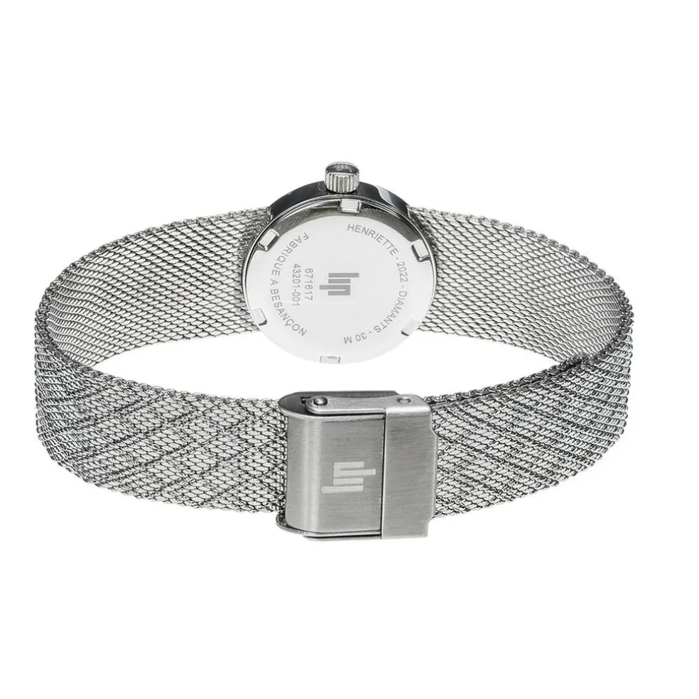 Montre Lip Henriette Diamant Nacre Noire
