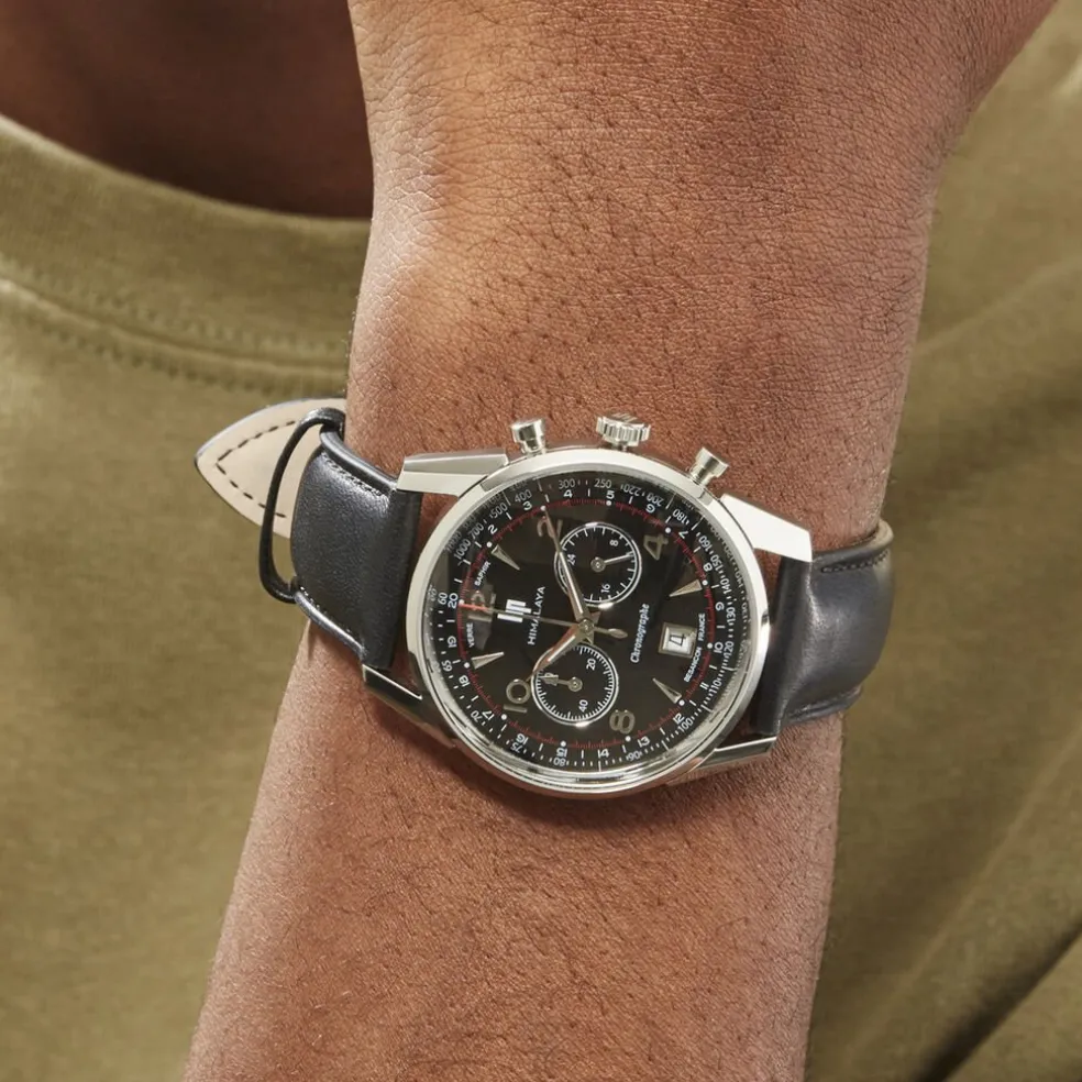 Montre Lip Himalaya Chrono Noir