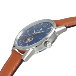 Montre Lip Himalaya C艙ur Battant 40 Bleu