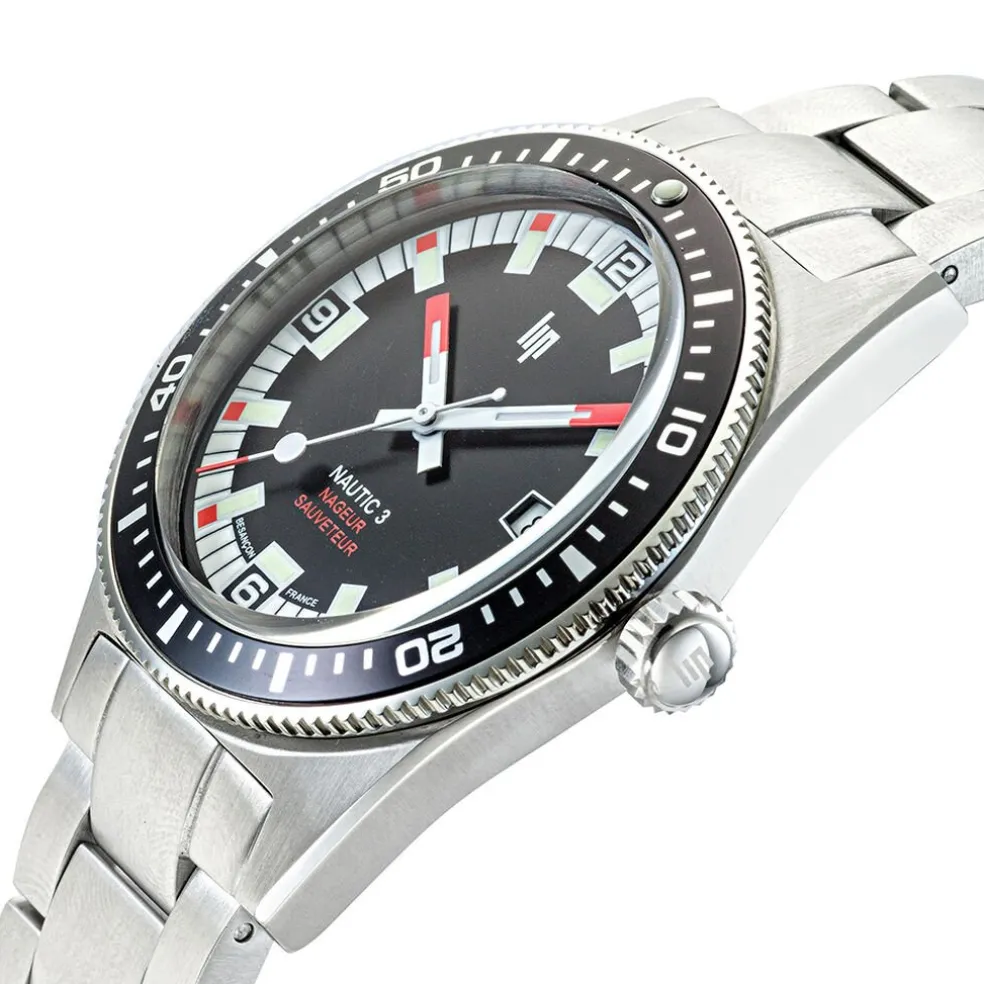 Montre Lip Nautic 3 Noir