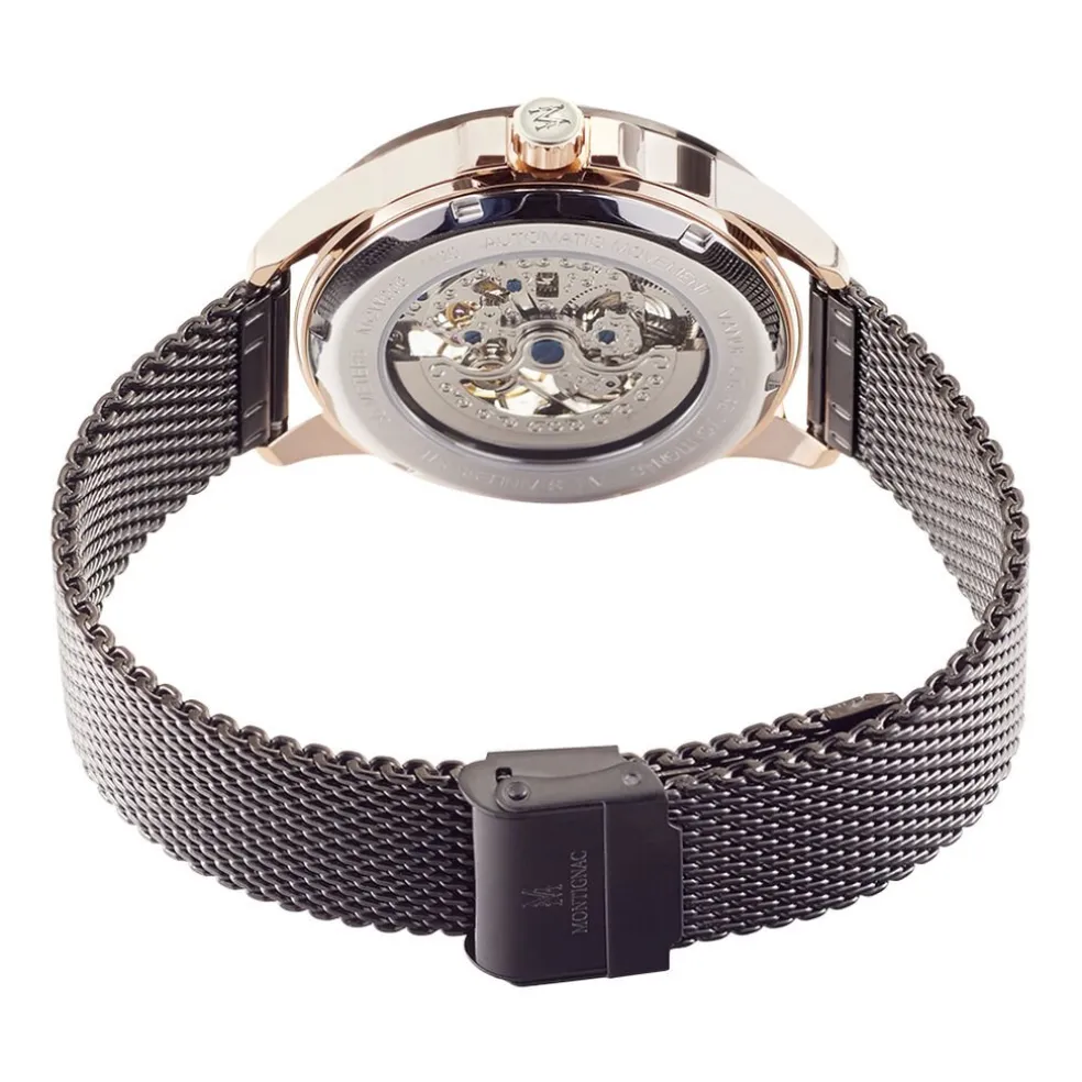 Montre Montignac Round Automatique Noir