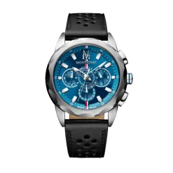 Montre Montignac Round Multifonction Bleu