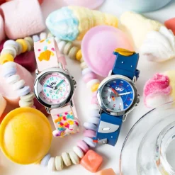Montre Upp Fuzzy Bleu