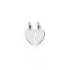 Pendentif Axelia Argent Blanc