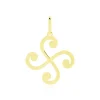 Pendentif Cobeia Croix Basque Or Jaune