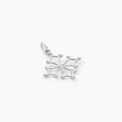 Pendentif Dajo Or Blanc
