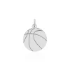 Pendentif Elyas Argent Blanc