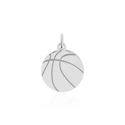 Pendentif Elyas Argent Blanc