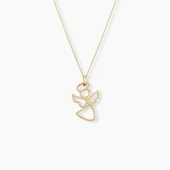 Pendentif Estrellita Ange Aureole Or Jaune
