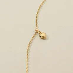 Pendentif Eudocie Coeur Lisse Or Jaune