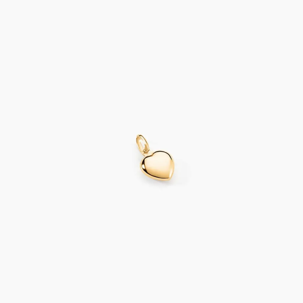 Pendentif Eudocie Coeur Lisse Or Jaune