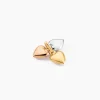 Pendentif Eudocie Triple Coeurs Or Tricolore