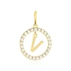 Pendentif Gabe Or Jaune Oxyde De Zirconium