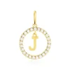 Pendentif Gabe Or Jaune Oxyde De Zirconium