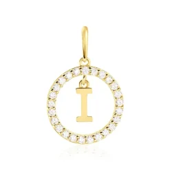 Pendentif Gabe Or Jaune Oxyde De Zirconium