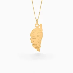 Pendentif Gaietana Corse Or Jaune