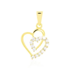 Pendentif Ivena Or Jaune Oxyde De Zirconium
