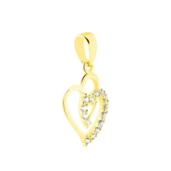 Pendentif Ivena Or Jaune Oxyde De Zirconium