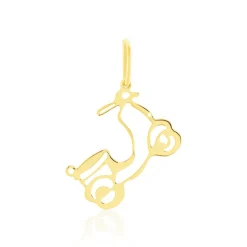 Pendentif Julius Scooter Or Jaune
