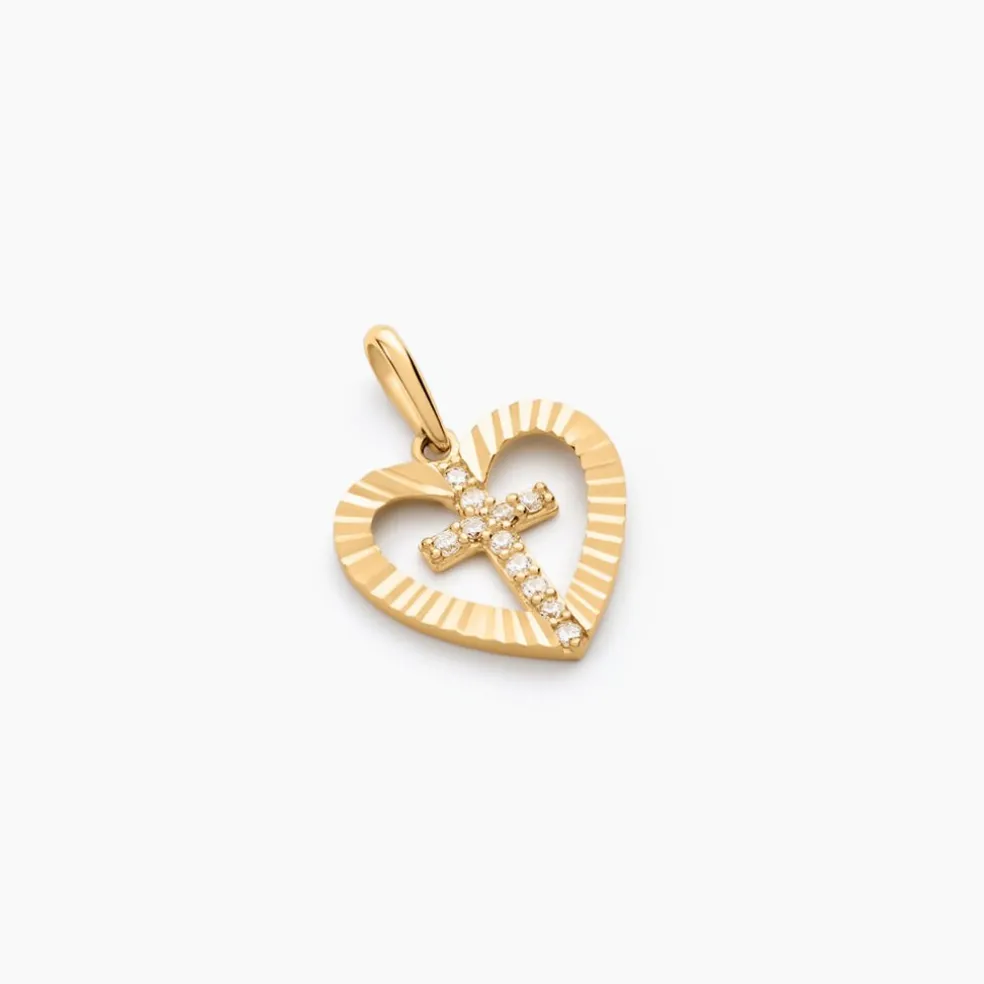 Pendentif Kallistrate Or Jaune Oxyde De Zirconium