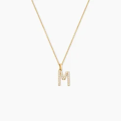 Pendentif Klementine Or Jaune Oxyde De Zirconium