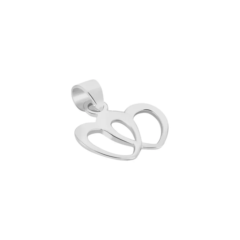 Pendentif Lehinaae Argent Blanc