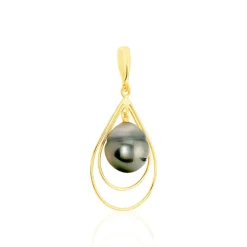 Pendentif Martyna Or Jaune Perle De Culture De Tahiti