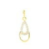 Pendentif Revelyne Or Jaune Oxyde De Zirconium
