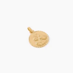 Pendentif Saint Christophe Diamante Or Jaune