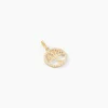Pendentif Salvy Or Jaune Oxyde De Zirconium