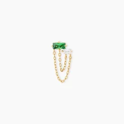 Piercing Beppe Or Jaune Oxyde De Zirconium