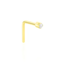 Piercing De Nez Demetrie Or Jaune Diamant