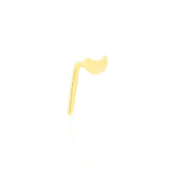 Piercing De Nez Deodate Lune Or Jaune