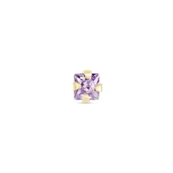 Piercing De Nez Or Jaune Oxyde De Zirconium