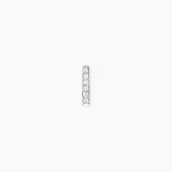 Piercing D'oreille Unitaire Argent Percival Oxyde De Zirconium