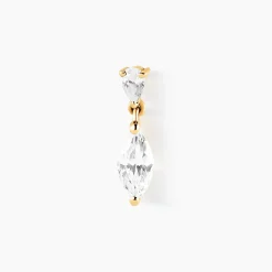 Piercing D'oreille Unitaire  Urbana Or Jaune Oxyde De Zirconium