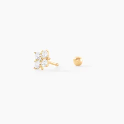 Piercing Erez Or Jaune Oxyde De Zirconium