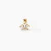 Piercing Evangelos Or Jaune Oxyde De Zirconium