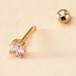 Piercing Joanina Or Jaune Oxyde De Zirconium